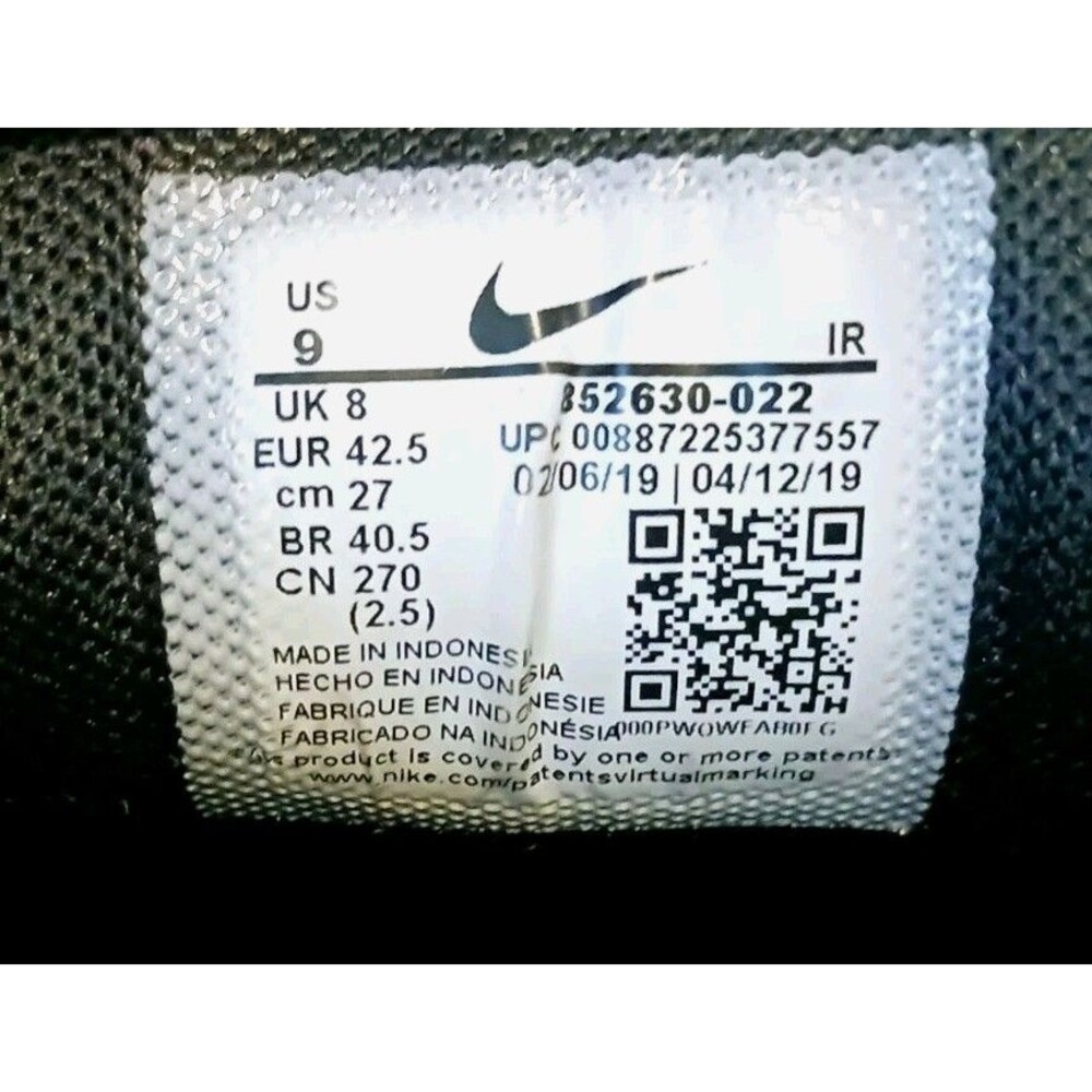 Nike Air Max TN 852630-022 Black & Metallic Gold Men’s Size 9 Running Shoes - Picture 7 of 7